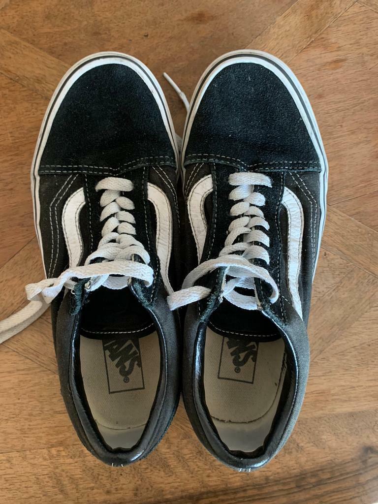 black vans 5.5 uk